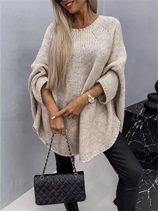 Trendy Oversized Knit Top