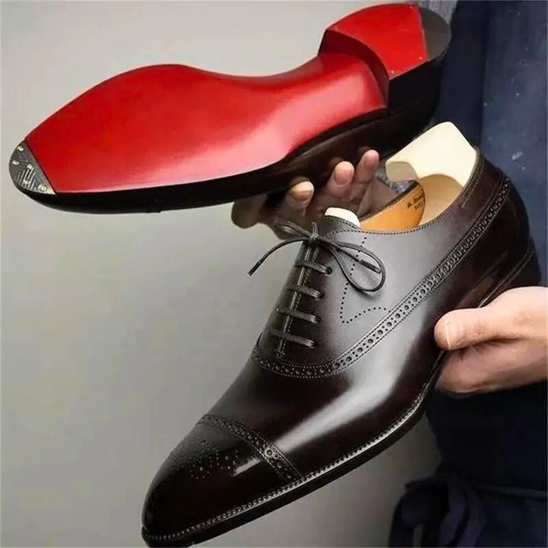 Alan - Oxford Royal Brogue Shoes Wedding Chique