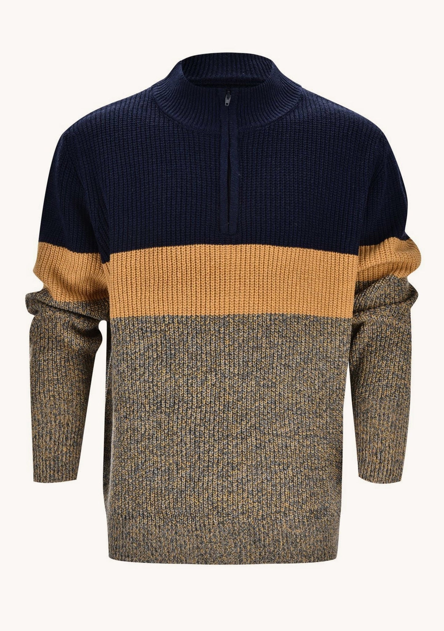 Colin - Men’s Colour Block Knitted Jumper