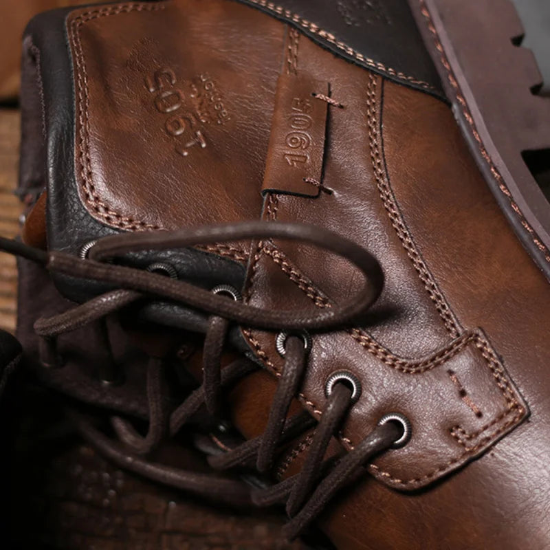 Hermann - Men’s Classic Leather Ankle Boots
