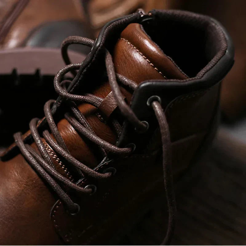 Hermann - Men’s Classic Leather Ankle Boots