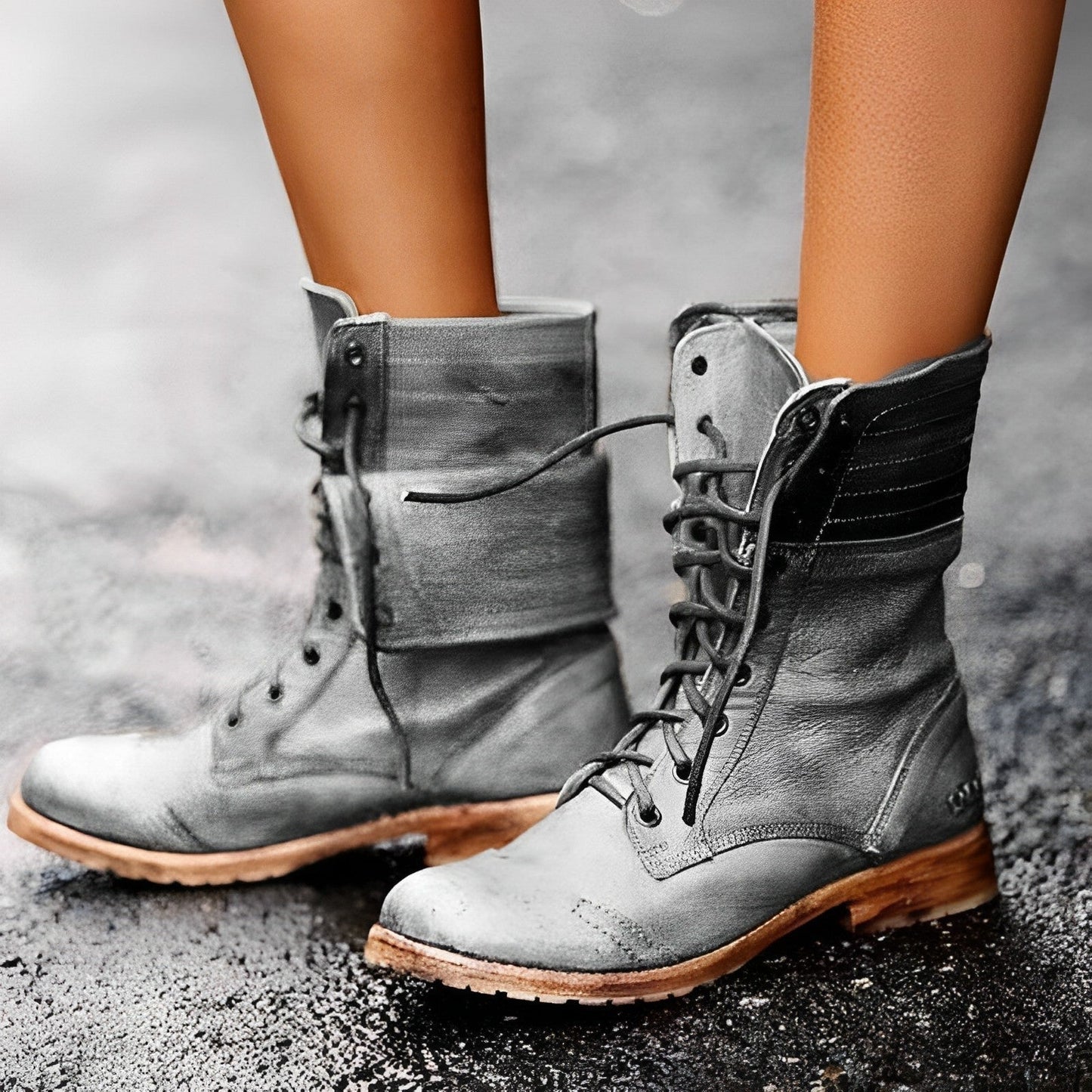 Afia - Women’s Durable Leather Ankle Boots