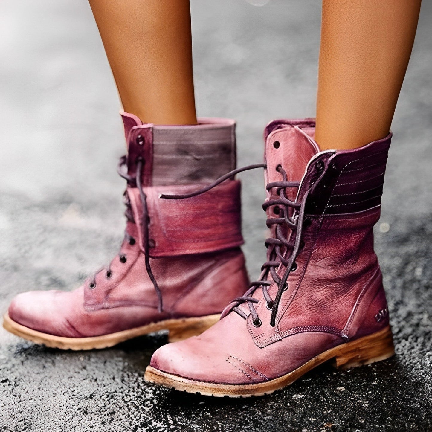 Afia - Women’s Durable Leather Ankle Boots