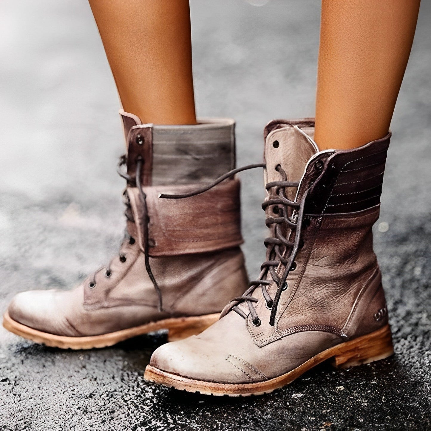 Afia - Women’s Durable Leather Ankle Boots
