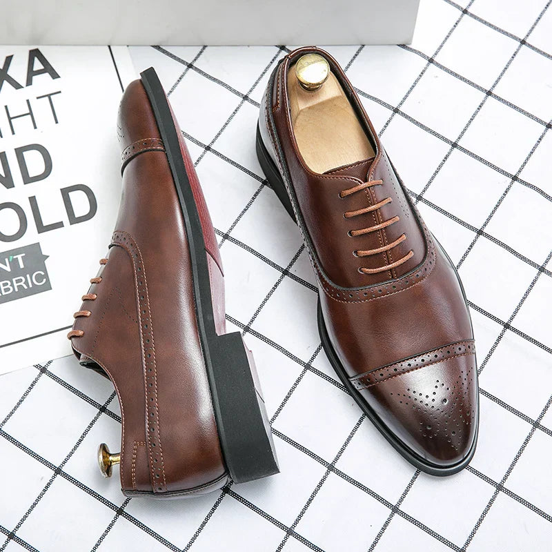 Alan - Oxford Royal Brogue Shoes Wedding Chique