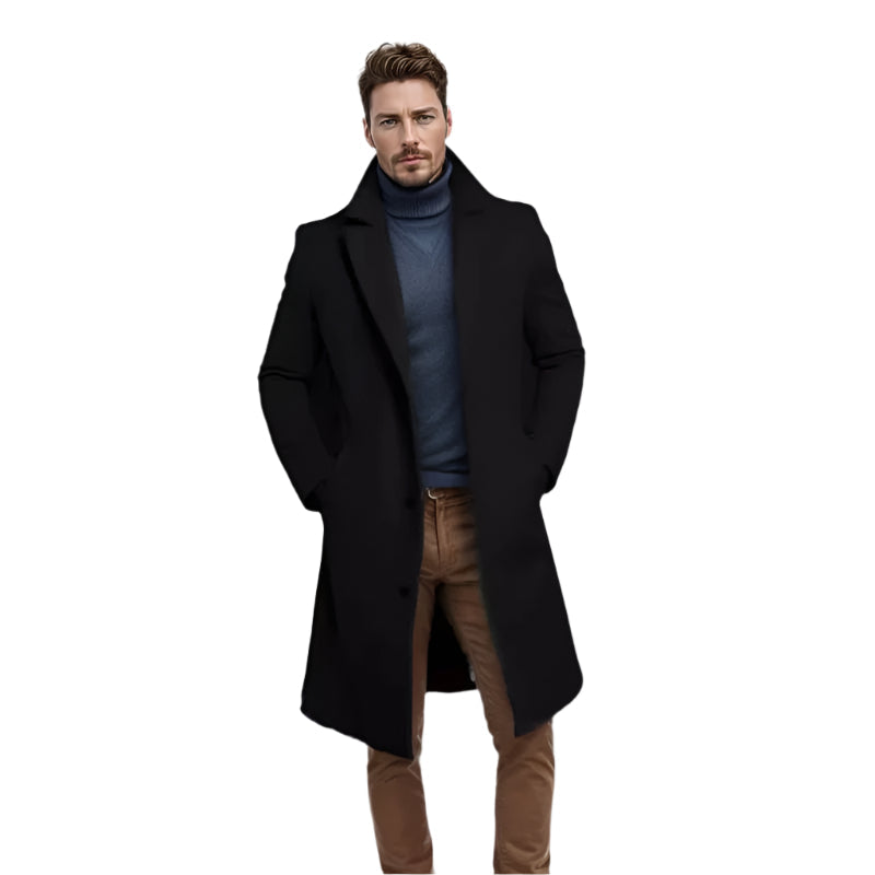 Billy - Men’s Classic Mid Length Coat