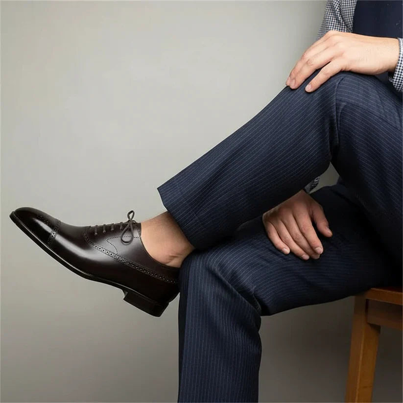 Alan - Oxford Royal Brogue Shoes Wedding Chique