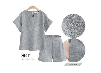 Plus-Size Summer Suit Set