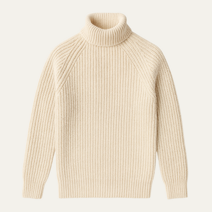 Jonas - Men’s Chunky Wool Turtleneck Jumper