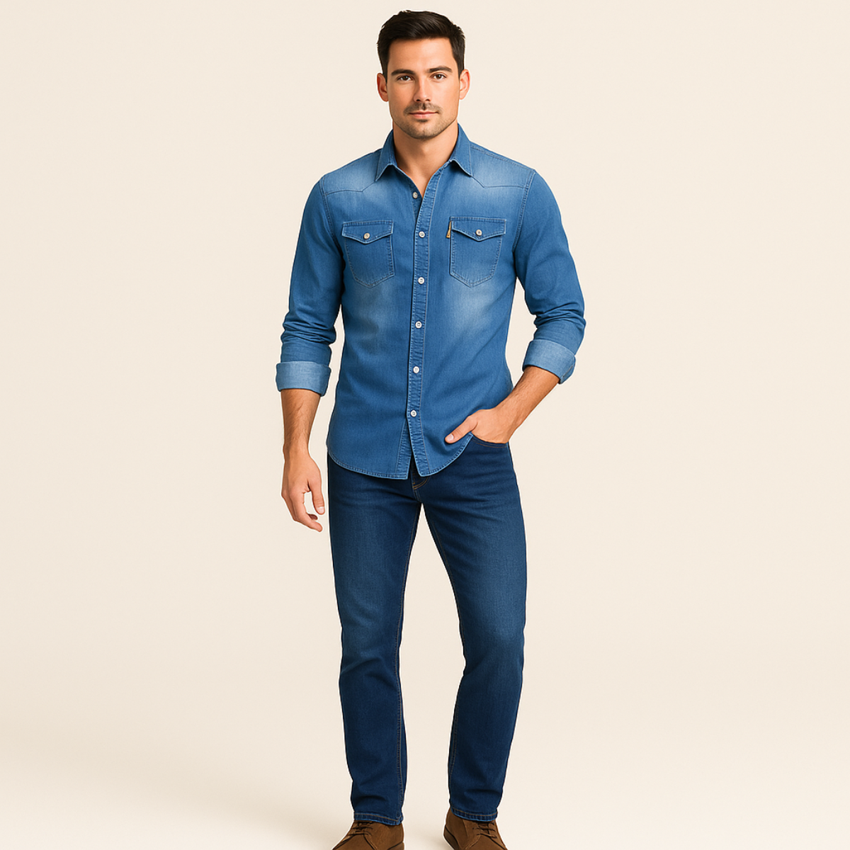 Baxter - Men’s Classic Denim Shirt