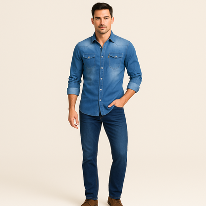 Baxter - Men’s Classic Denim Shirt