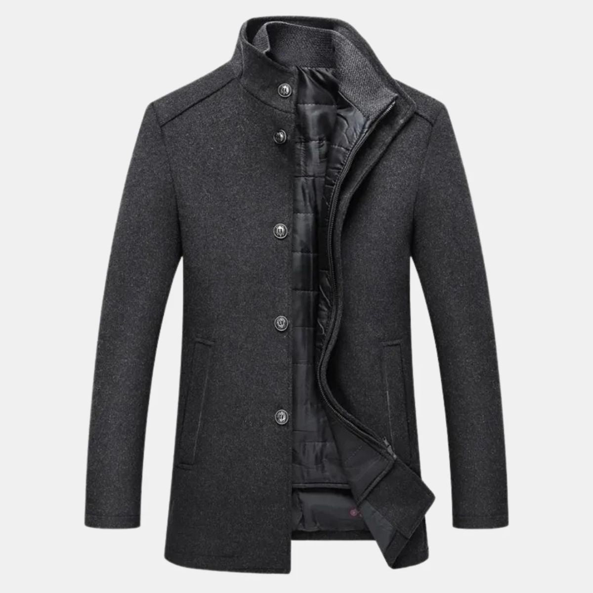 Bernard - Men’s Classic Wool Winter Overcoat