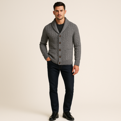 Ben - Men’s Winchester Cashmere Cardigan
