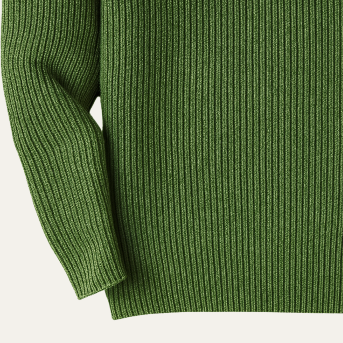 Bradley - Men’s Merino Wool Ribbed O-Neck Jumper