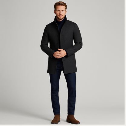 Bernard - Men’s Classic Wool Winter Overcoat