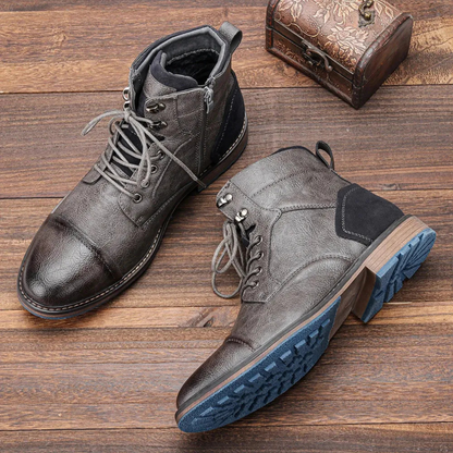 Brandon - Men’s Vintage Leather Ankle Boots