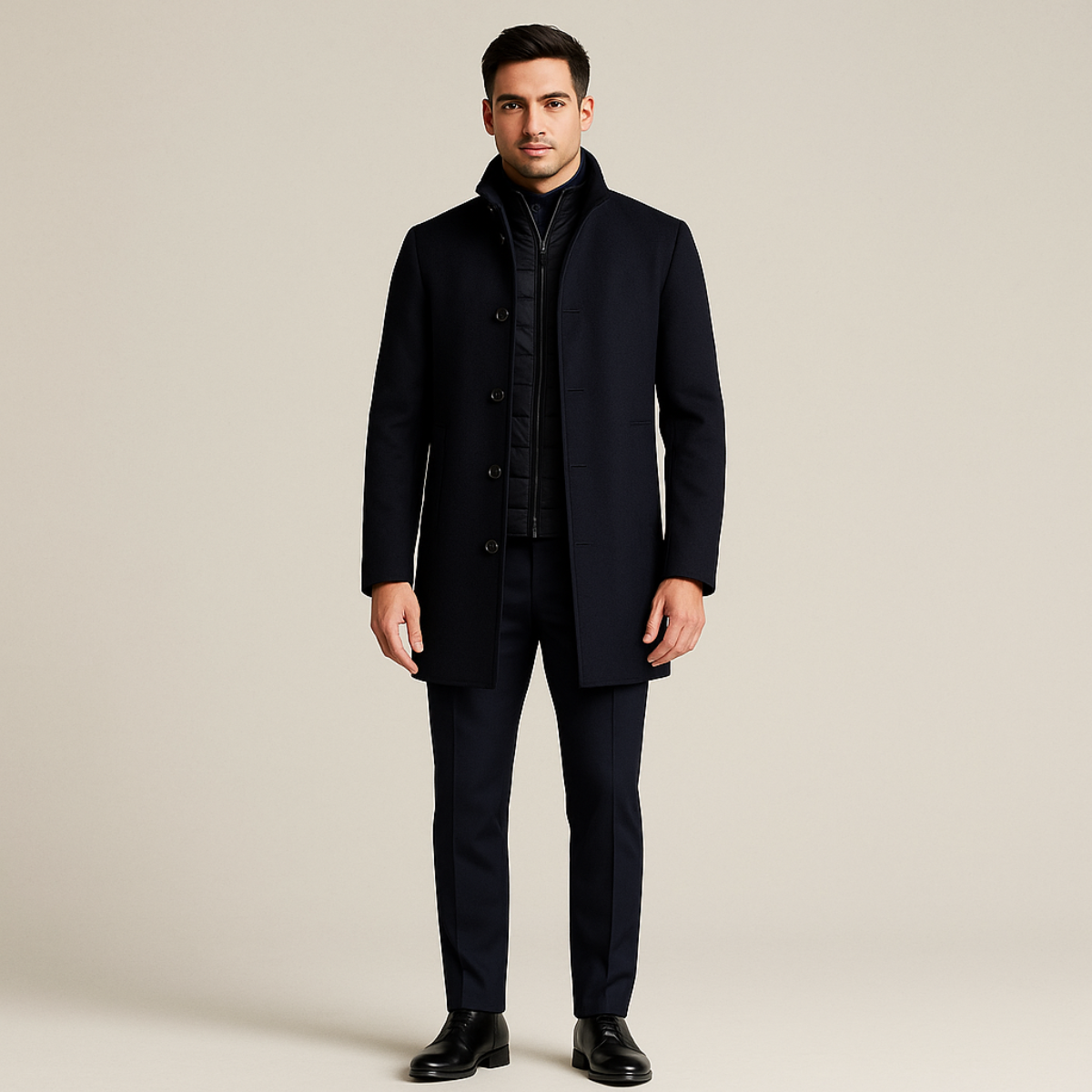 Bernard - Men’s Classic Wool Winter Overcoat