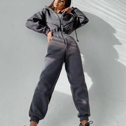 Casual Two-Piece Hoodie Set