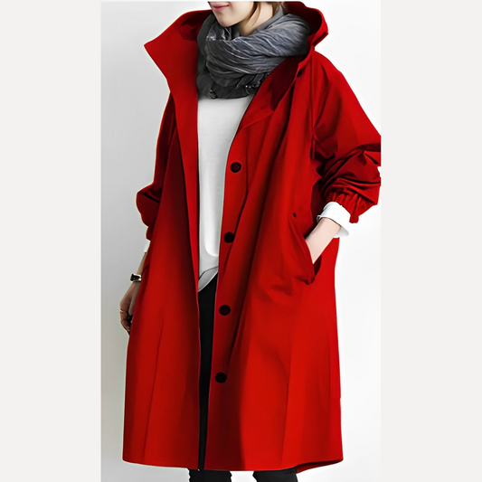 Ayrin - Women’s Long Hooded Windbreaker Jacket