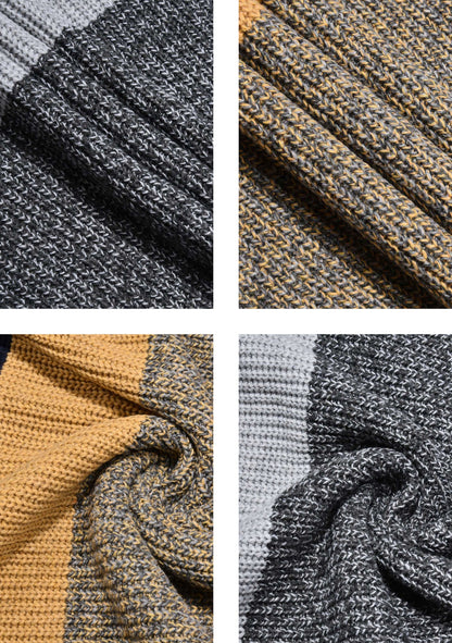 Colin - Men’s Colour Block Knitted Jumper