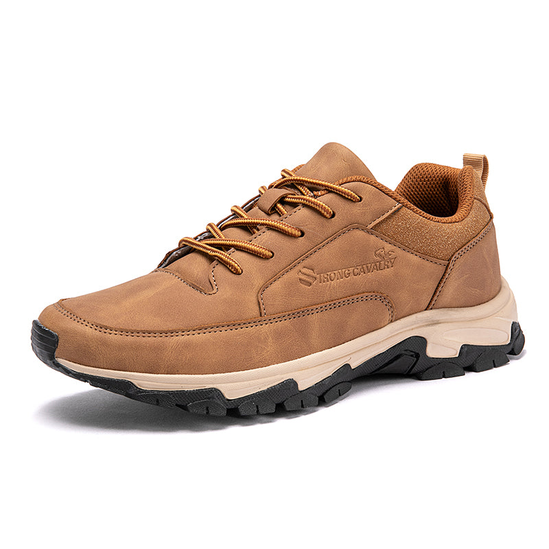 Benjamin - Men’s Orthopaedic Leather Trainers