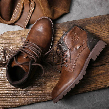 Hermann - Men’s Classic Leather Ankle Boots