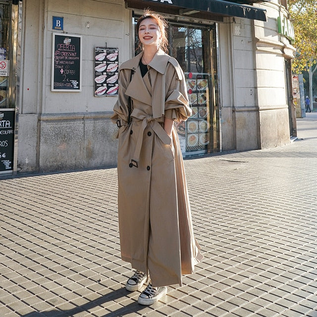 Diana - Women’s Elegant Loose-Fit Trench Coat