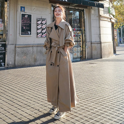 Diana - Women’s Elegant Loose-Fit Trench Coat