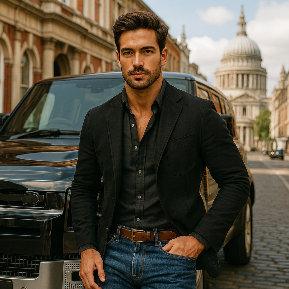 Blake - Men’s Cotton Blazer Style Windbreaker