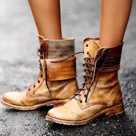 Afia - Women’s Durable Leather Ankle Boots