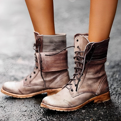 Afia - Women’s Durable Leather Ankle Boots