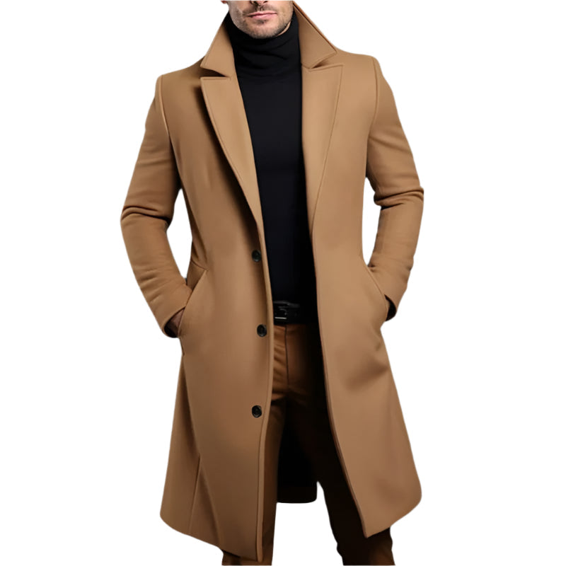 Billy - Men’s Classic Mid Length Coat