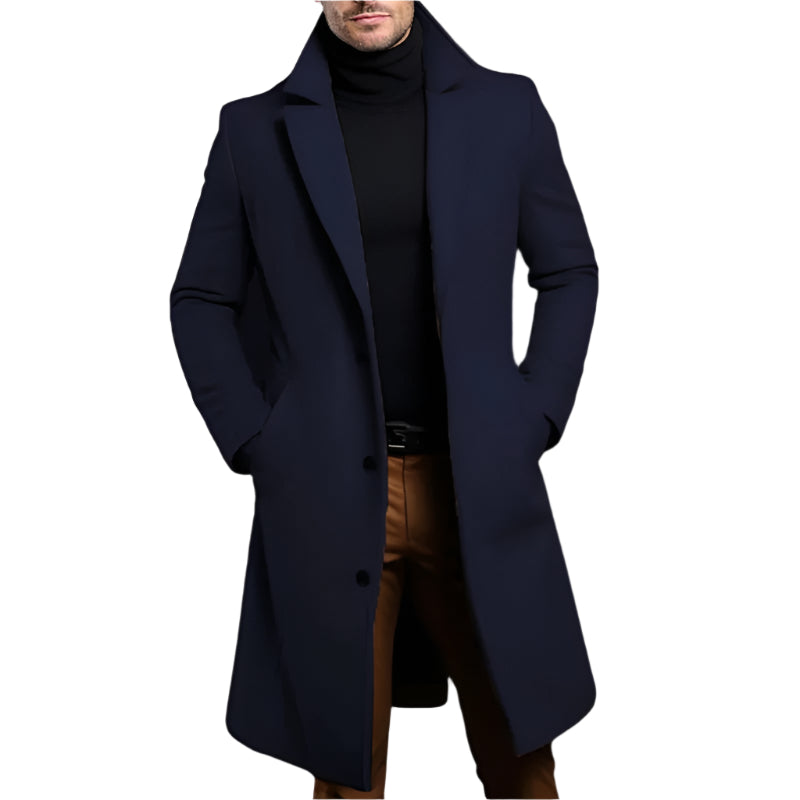 Billy - Men’s Classic Mid Length Coat