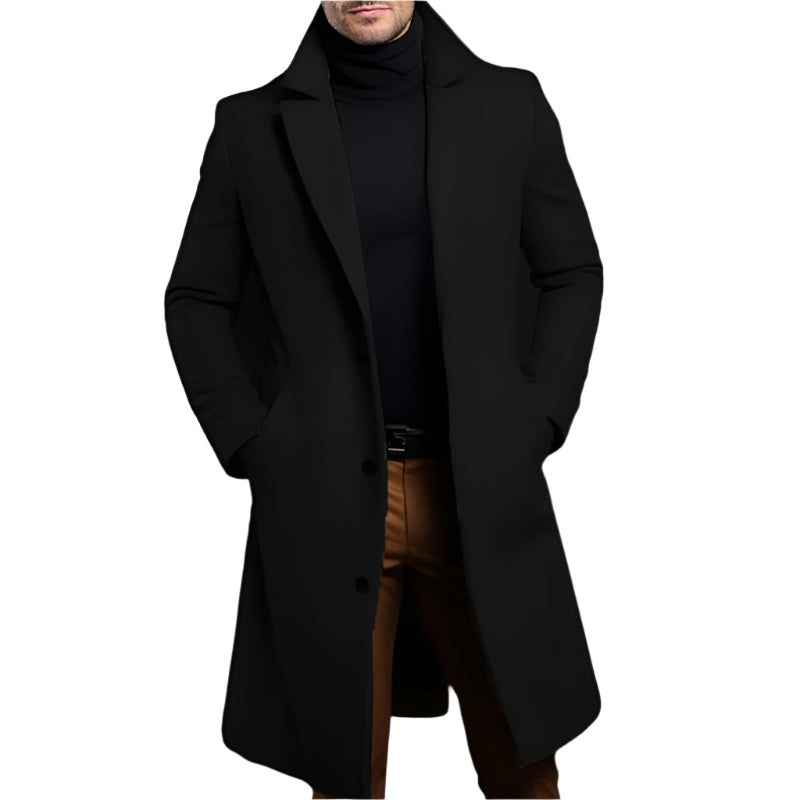Billy - Men’s Classic Mid Length Coat