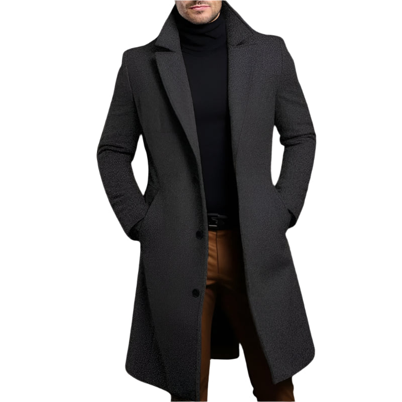 Billy - Men’s Classic Mid Length Coat