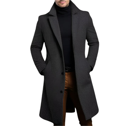 Billy - Men’s Classic Mid Length Coat