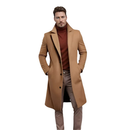 Billy - Men’s Classic Mid Length Coat