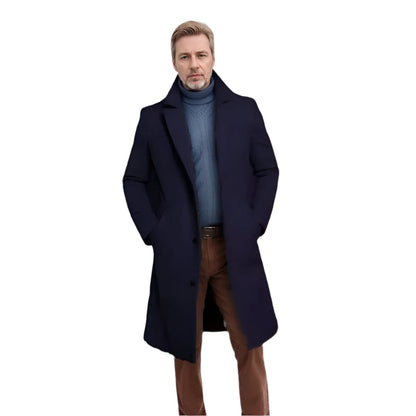Billy - Men’s Classic Mid Length Coat