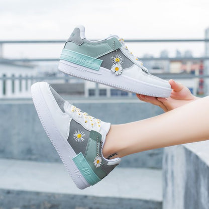 Deborah - Women’s Floral Air Force Trainers