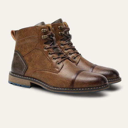 Brandon - Men’s Vintage Leather Ankle Boots