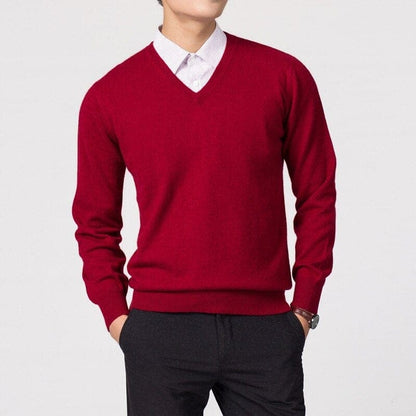Anthony - Men’s Cashmere V-Neck Sweater