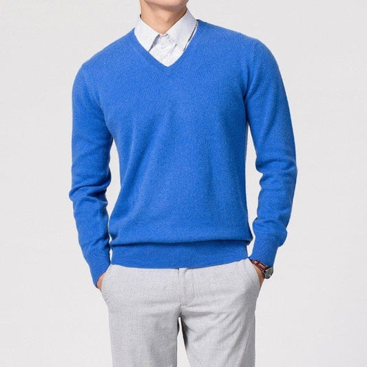 Anthony - Men’s Cashmere V-Neck Sweater