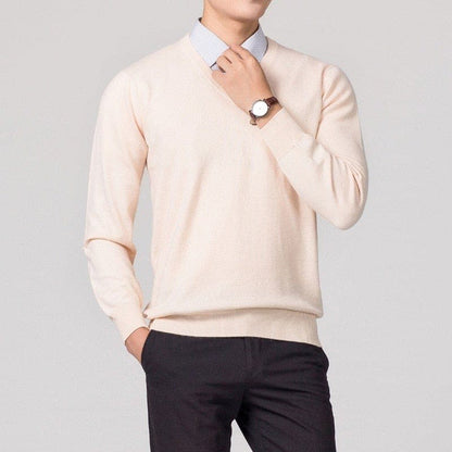 Anthony - Men’s Cashmere V-Neck Sweater