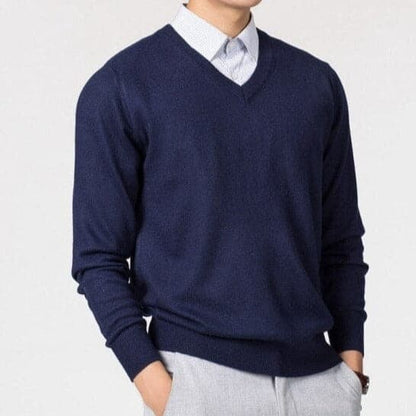 Anthony - Men’s Cashmere V-Neck Sweater